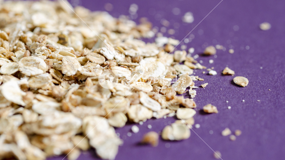 Cereal Flakes Food Background Close Up Royalty Stock Image