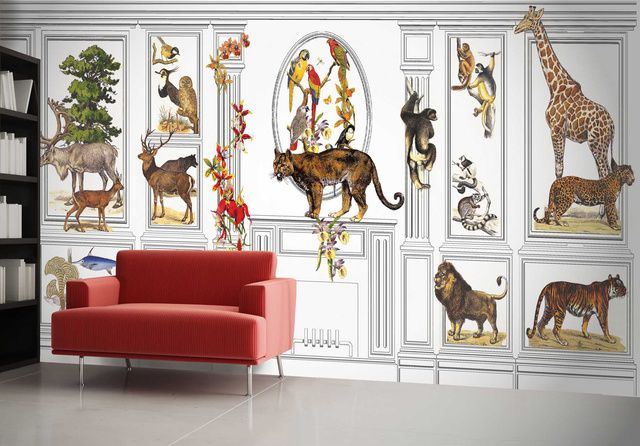 This Wild Wallpaper Turns Your Home Into a Natural History Museum