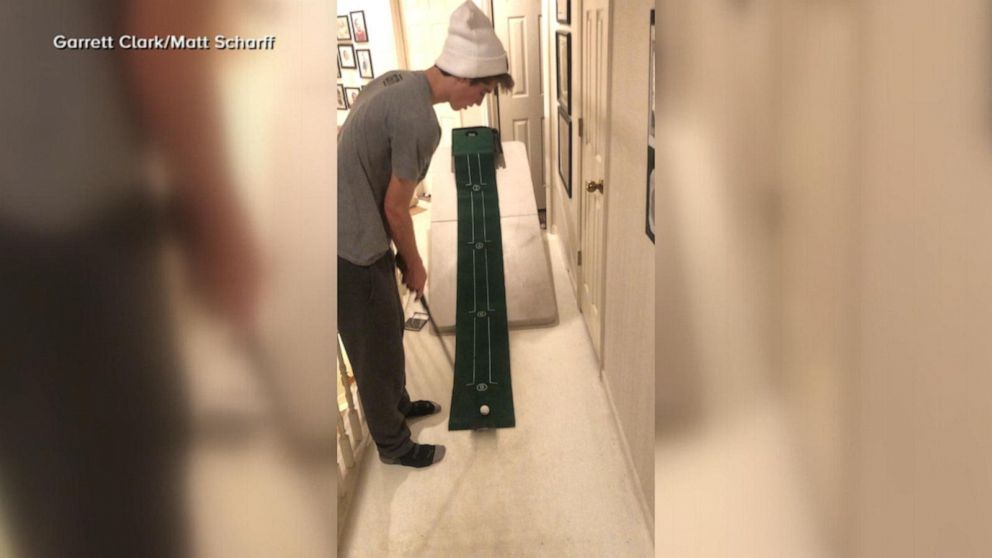 Teenage Golfer Performs Amazing Trick Shot Video Abc News