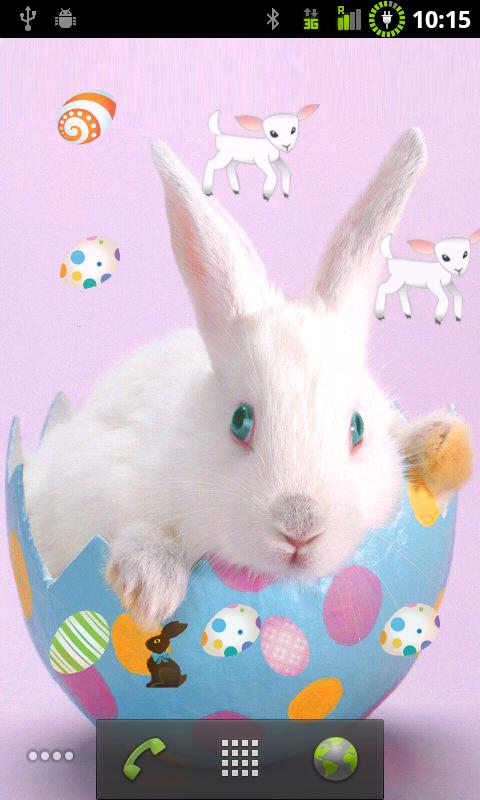 Easter Bunny Live Wallpaper Screenshot