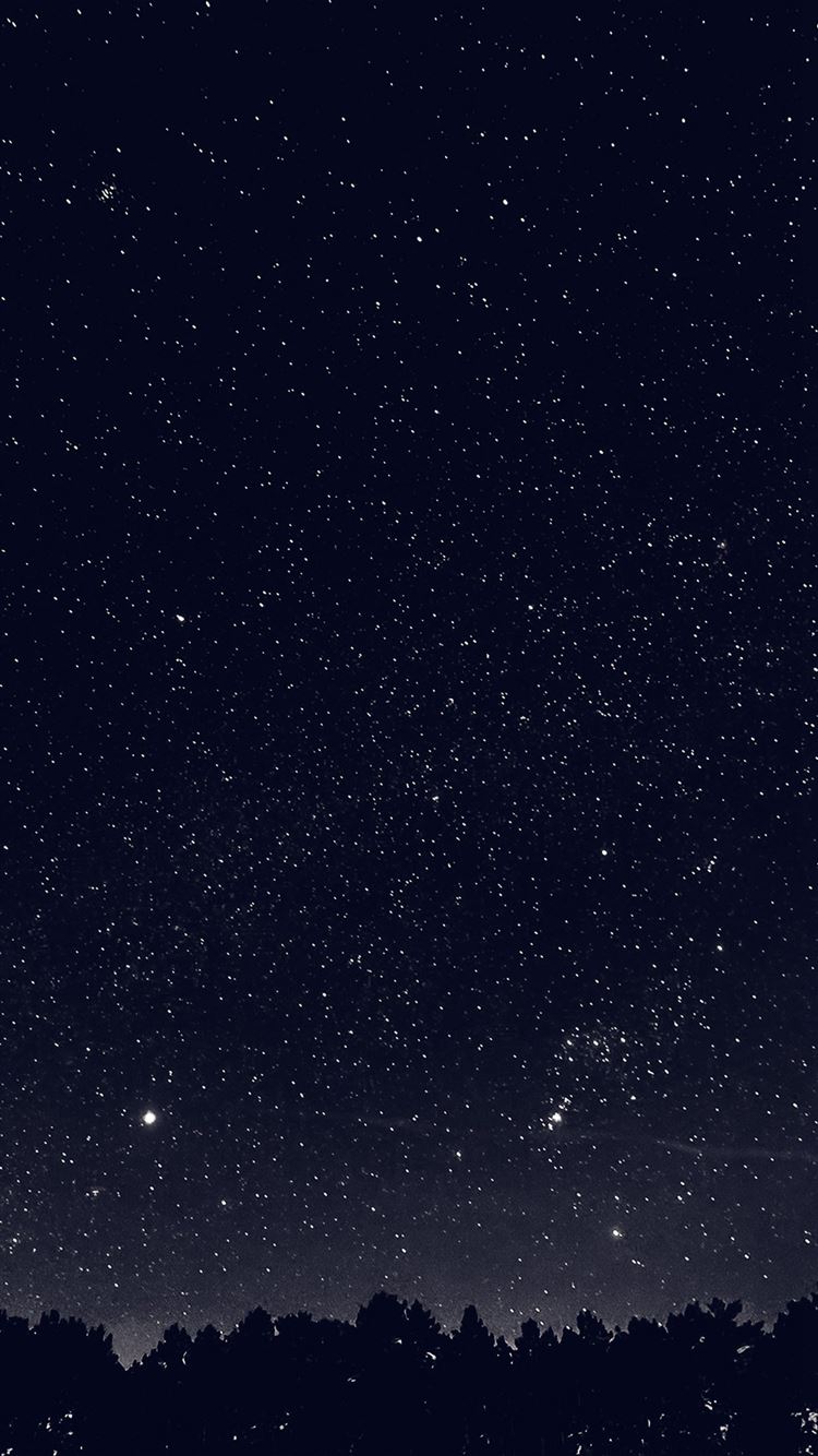 Space Sky Night Dark Nature Bw iPhone Wallpaper