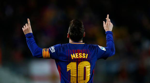 Lionel Messi Hat Trick Keeps Barcelona Rolling On Towards