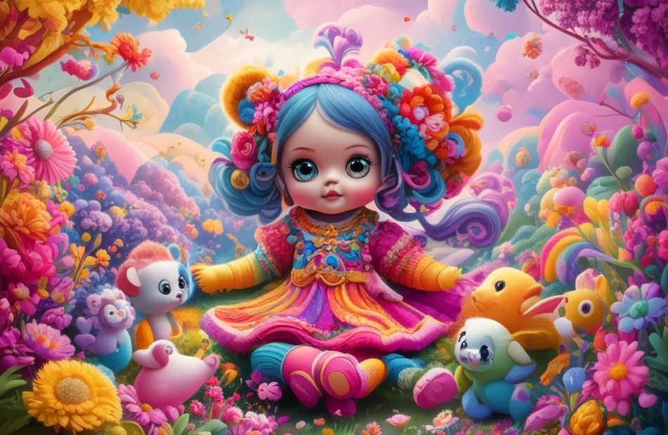 Very Cute Doll Wallpaper