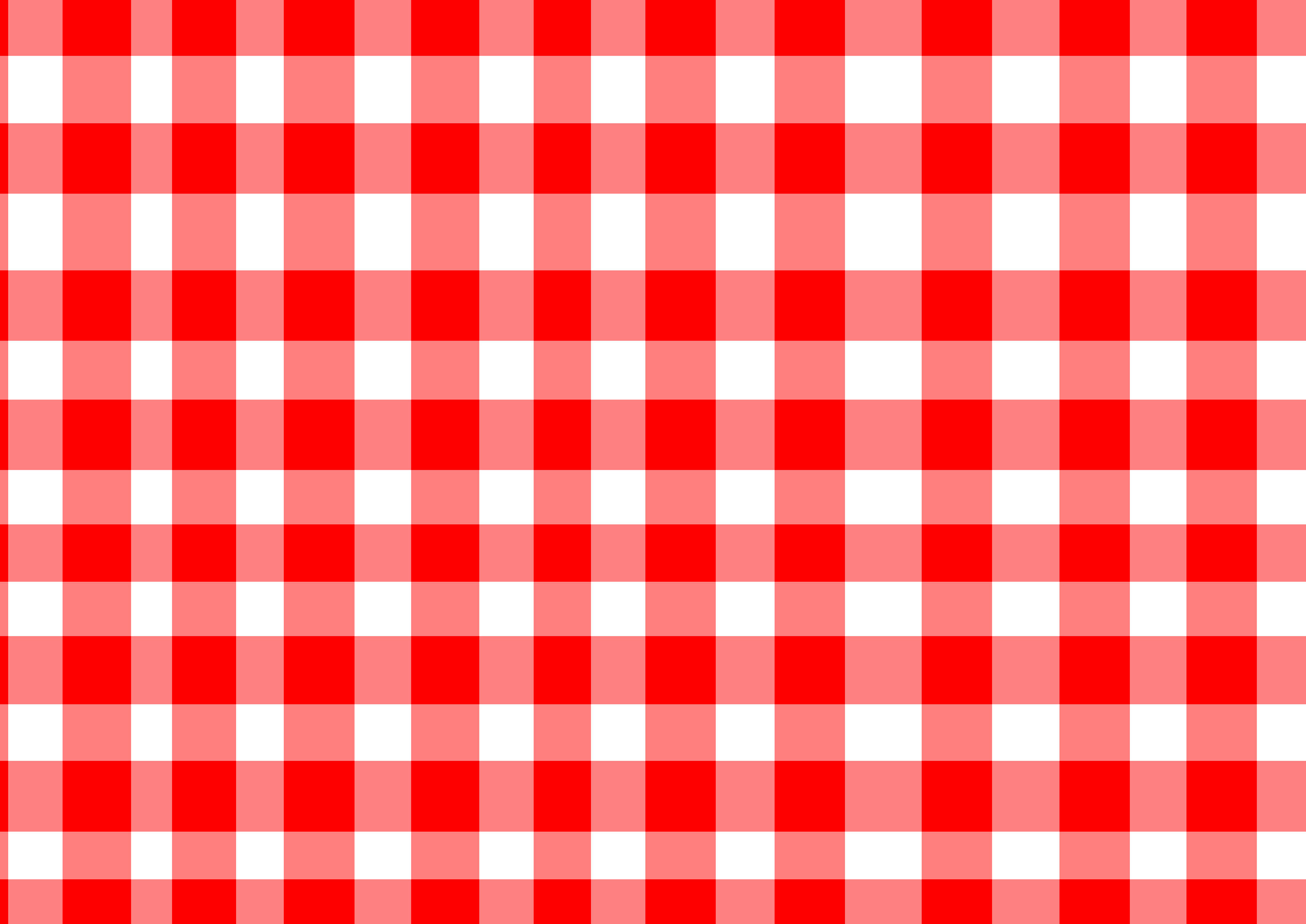 Red And White Gingham Border