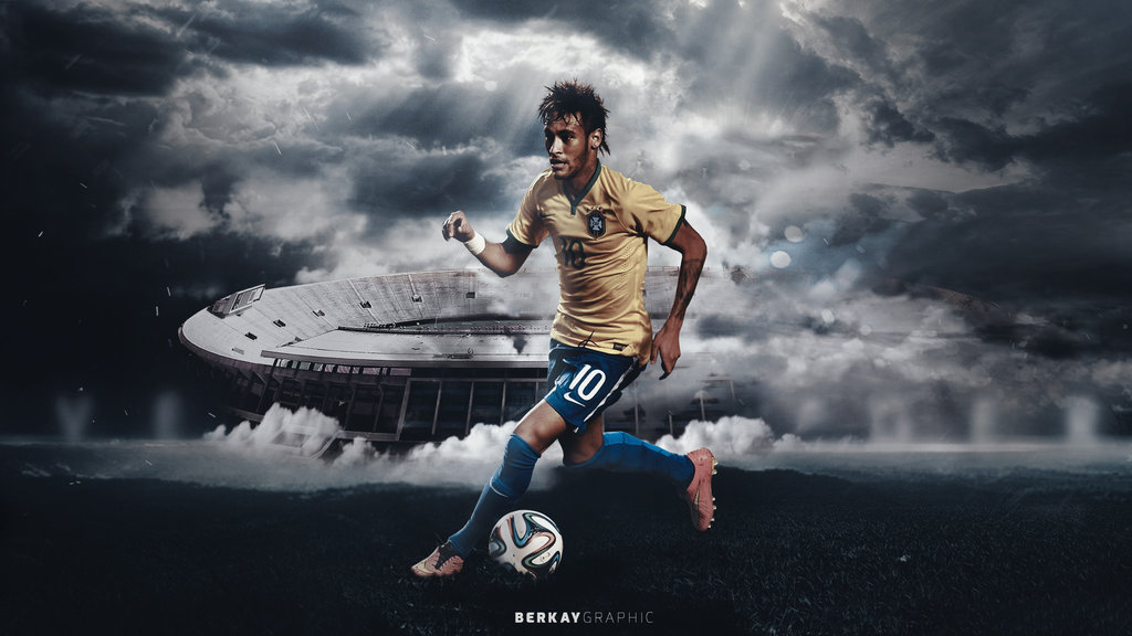 Neymar Da Silva Wallpaper By Berkaygraphic