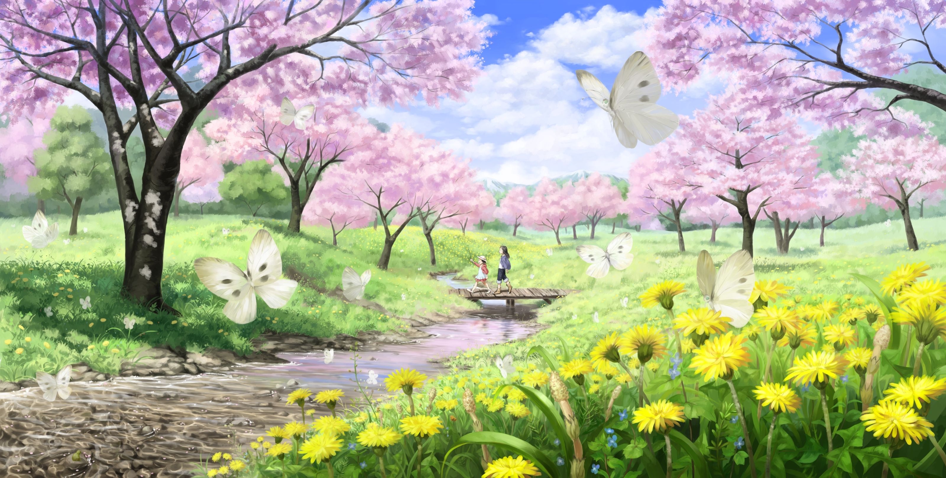 Anime Spring Wallpaper Top Background
