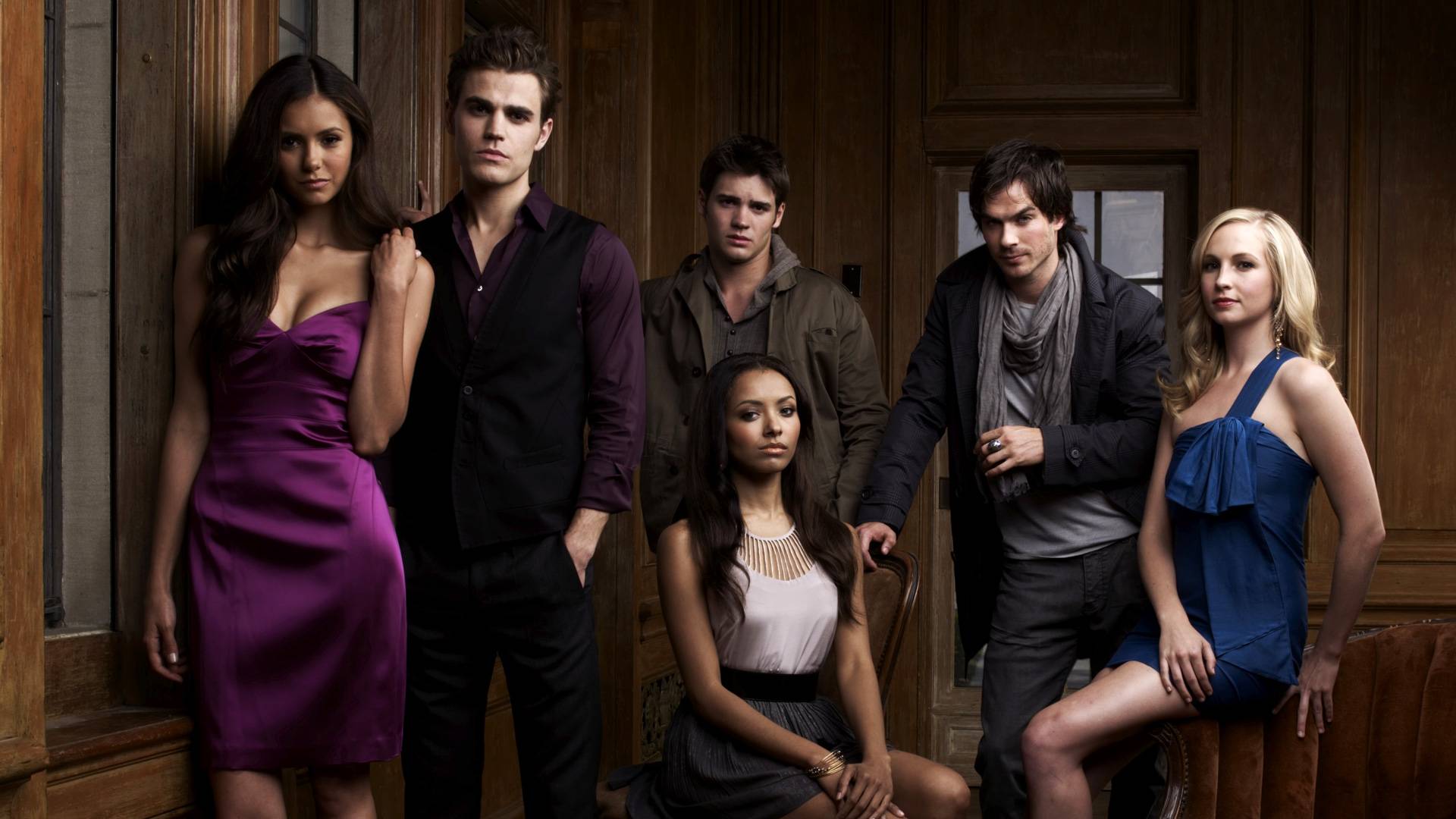 The Vampire Diaries Cast Wallpaper High Definition Quality