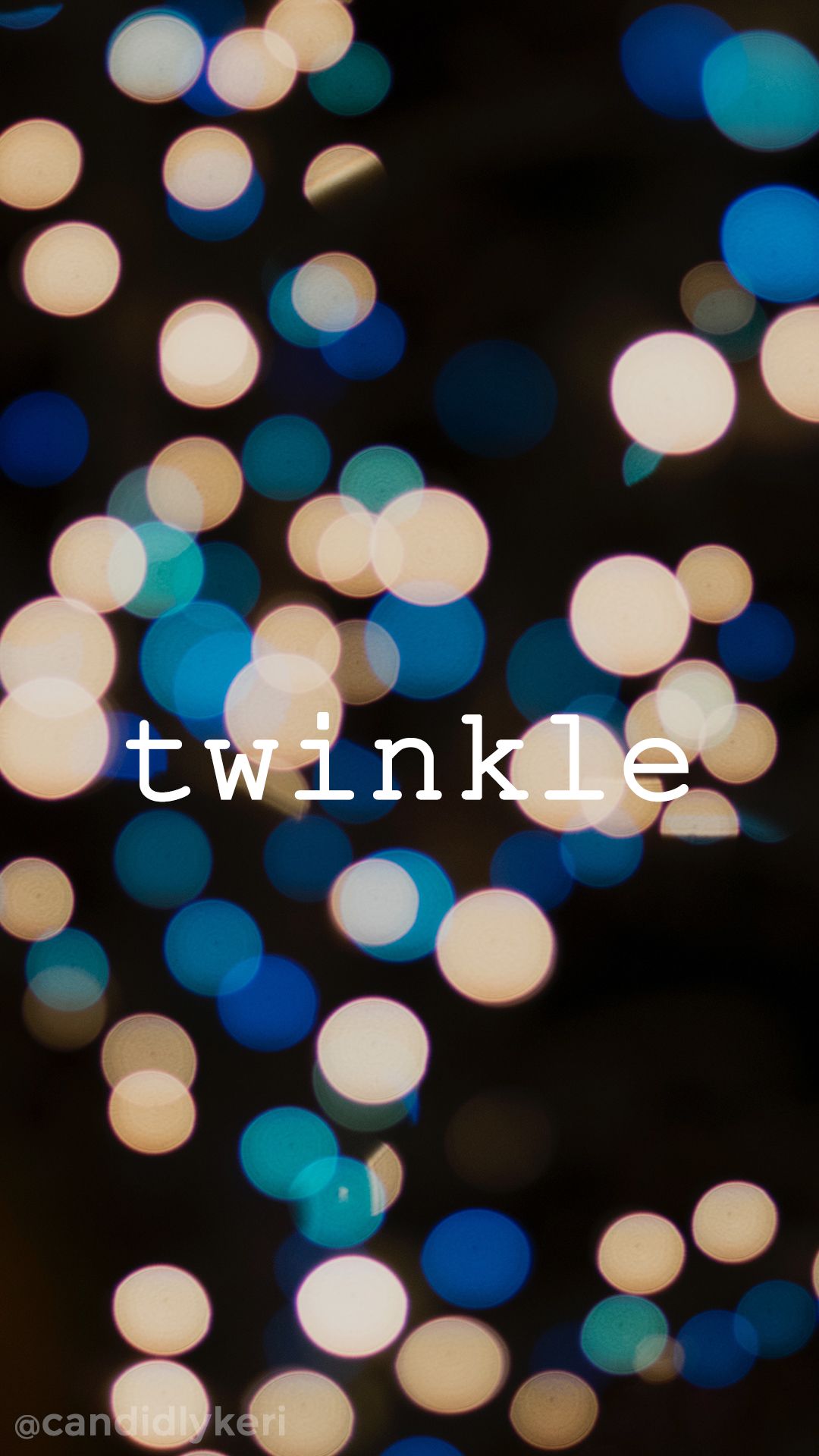 Twinkle Blue Light Lights Background Wallpaper You Can