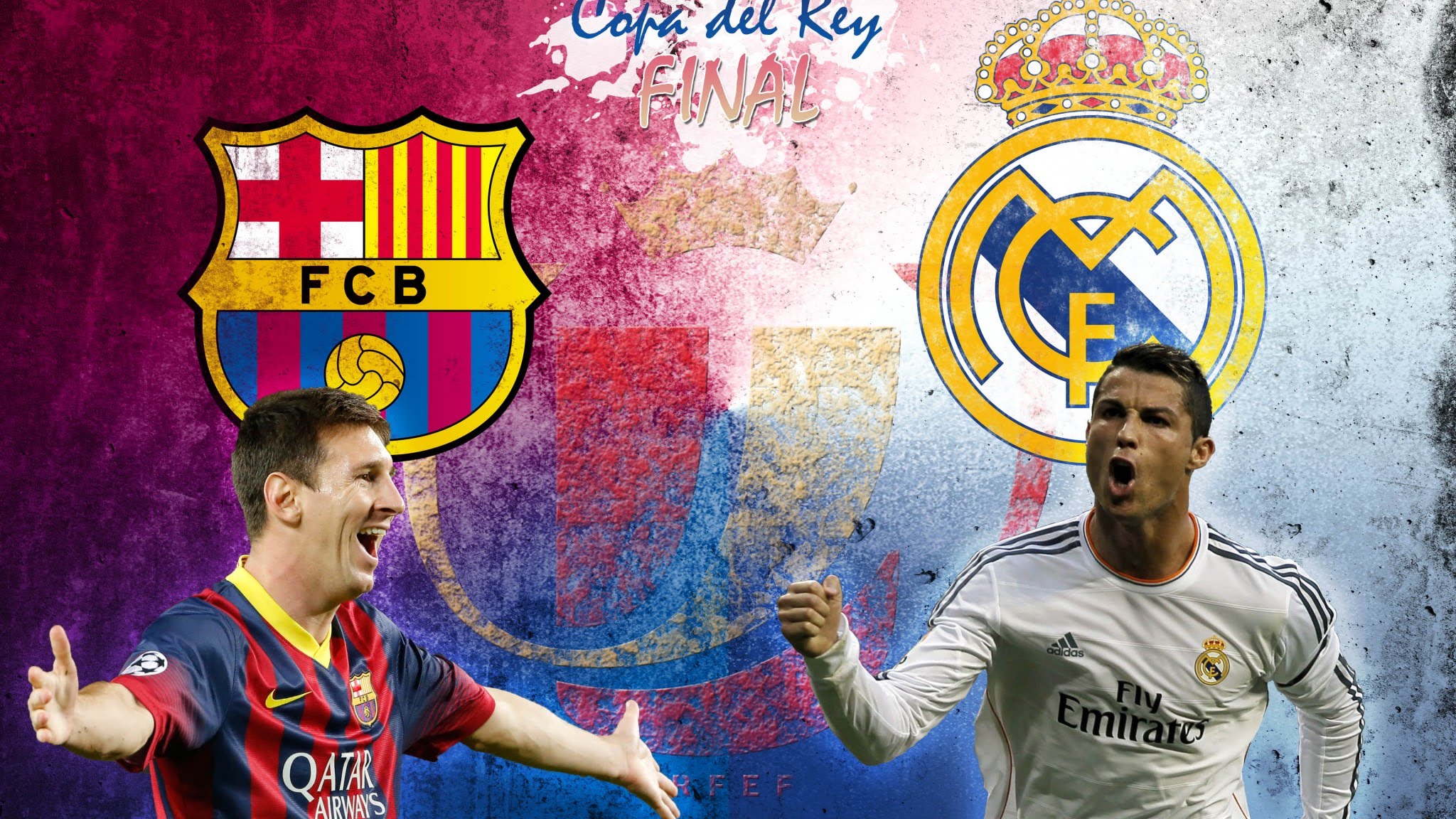 Messi Vs Ronaldo 2015 Wallpaper - WallpaperSafari