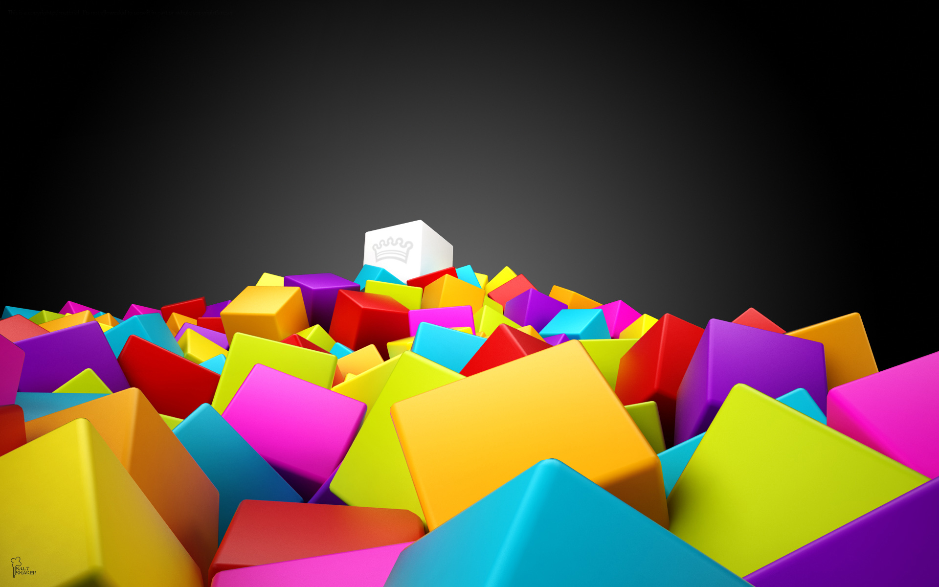 3D Colorful Squares Wallpapers HD Wallpapers