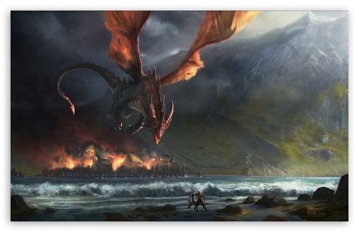 Fire Dragon HD Desktop Wallpaper Widescreen High Definition