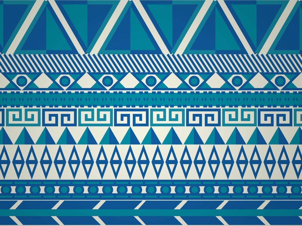 Wallpaper Tribal Pattern