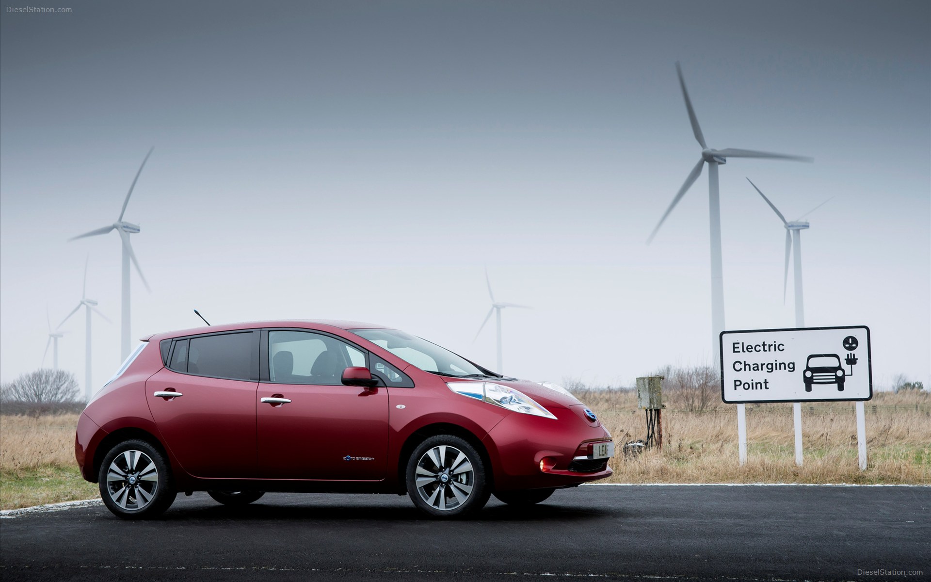 Nissan Leaf Widescreen Exotic Car Image Of