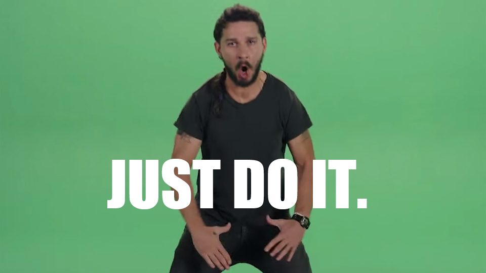 Shia LaBeoufs motivational speech is the stuff of nightmares The