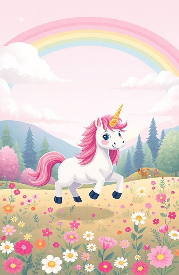 Cute Unicorn Wallpaper