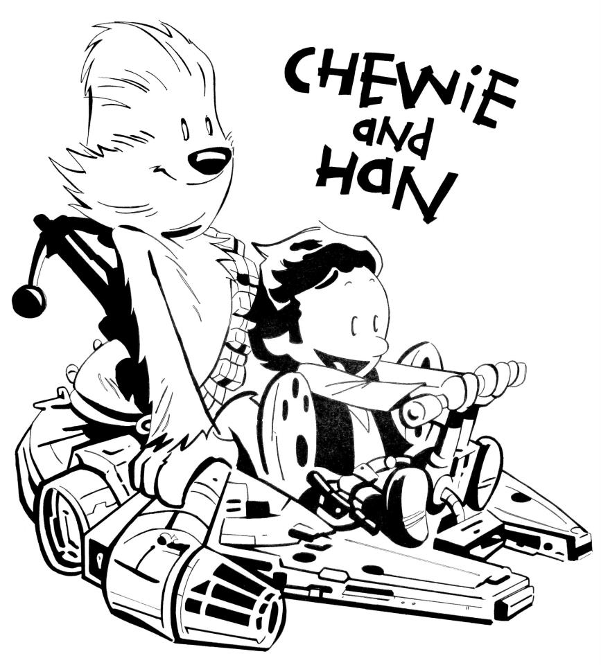 Chewie And Han Solo By Francisd