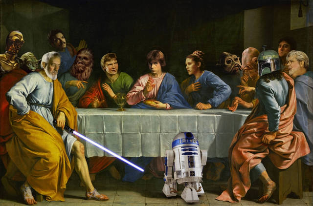 Last Supper Wallpaper Tags Star Wars Heroes Funny