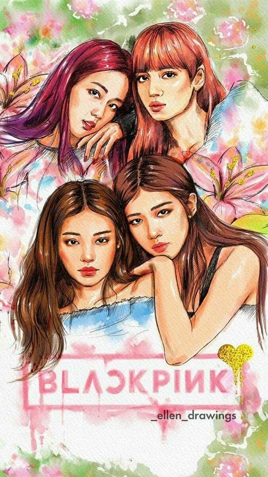 Blackpink Drawing Wallpapers  Top Free Blackpink Drawing Backgrounds   WallpaperAccess