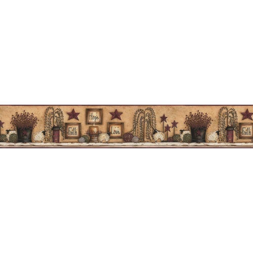 Faith Hope Love Wallpaper Border by York eBay