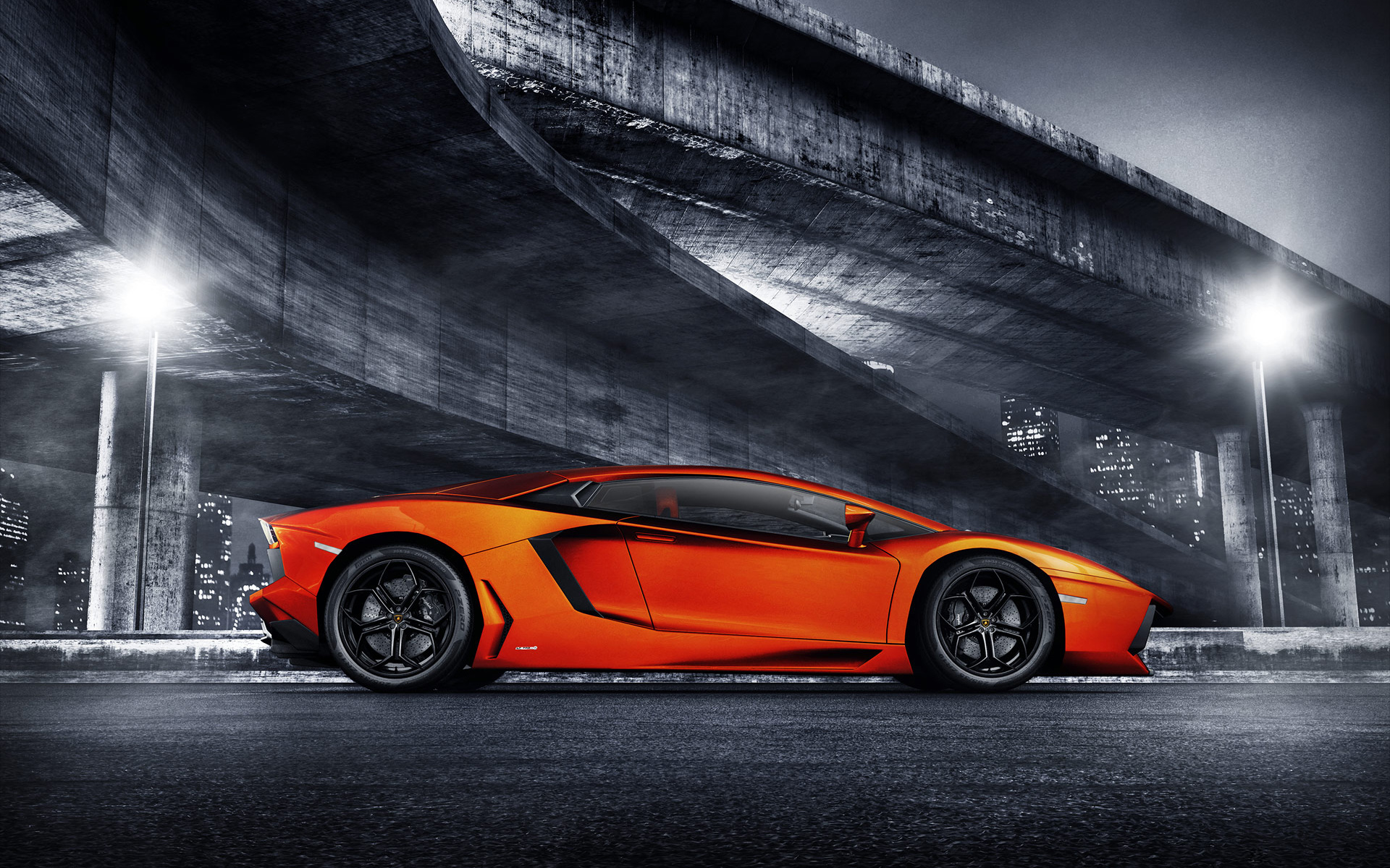 Lamborghini Aventador Sports Car Wallpaper HD