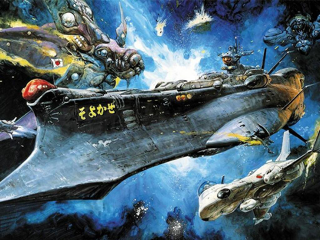 Space Battleship Yamato Wallpaper Fond D Cran