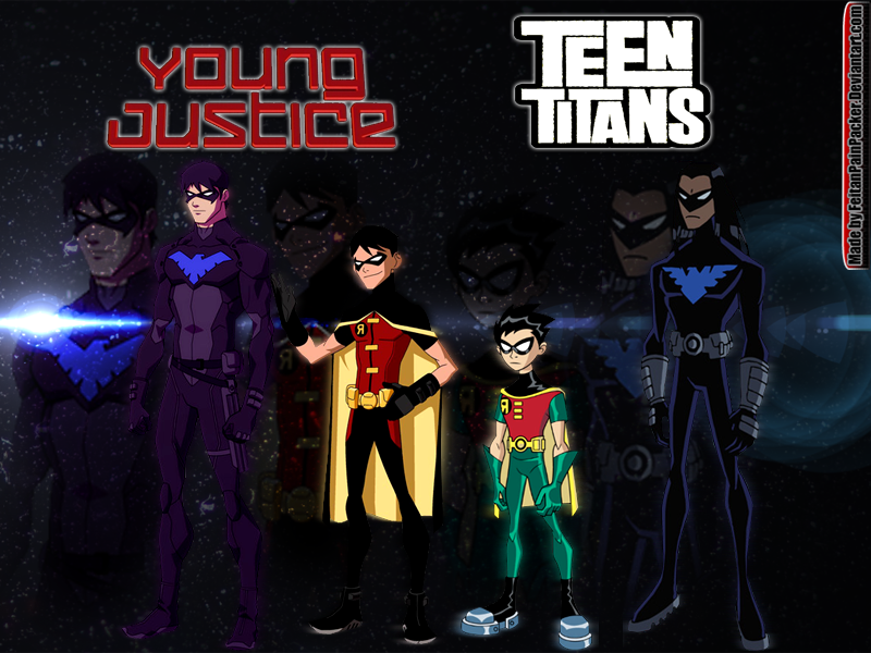 Dick Grayson Robin And Nightwing Wallpaper By Feitanpainpacker On