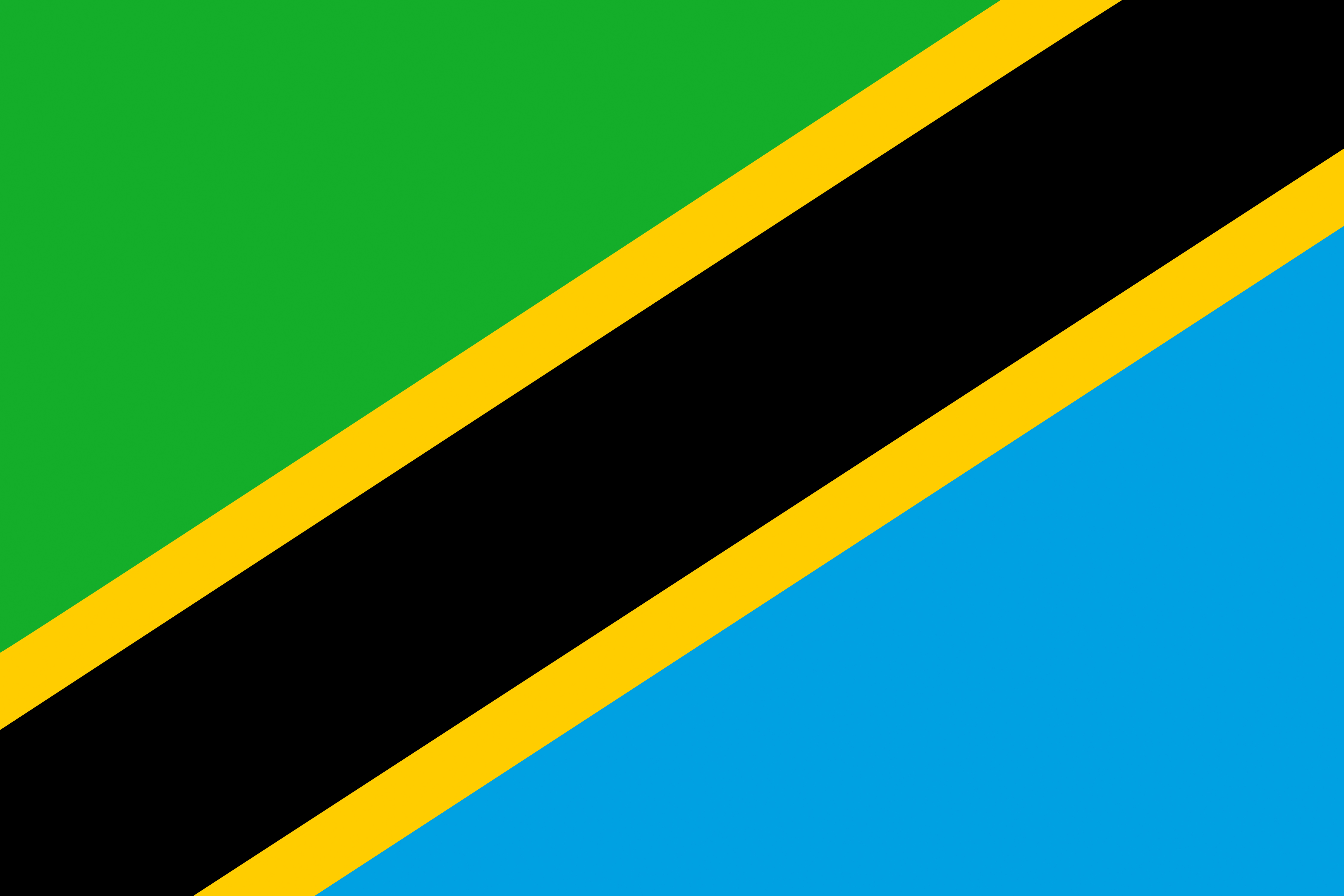 Wallpaper Tanzania Flag Stripes