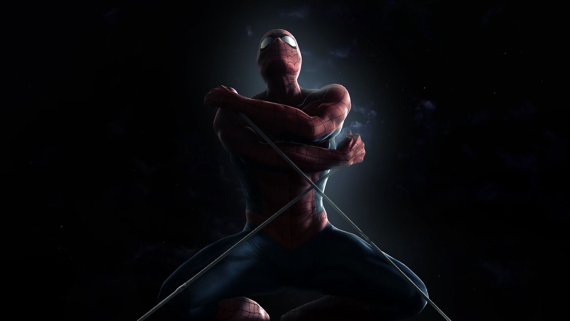 Spider Man Wallpaper HD Dark Background Image