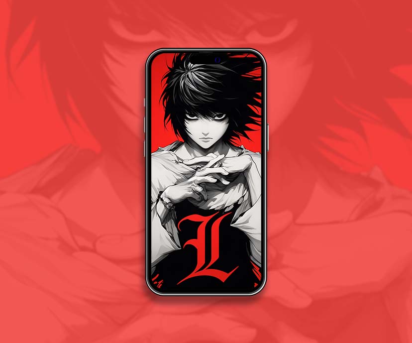 L Death Note Dark Aesthetic Wallpaper