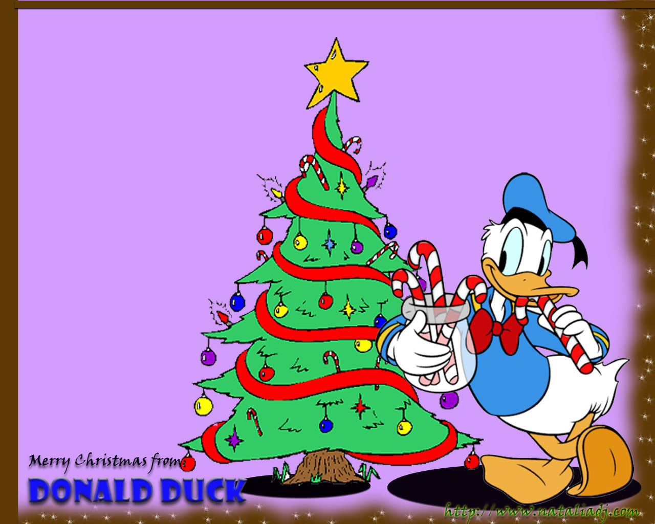 Enjoy This Donald Duck Background Wallpaper
