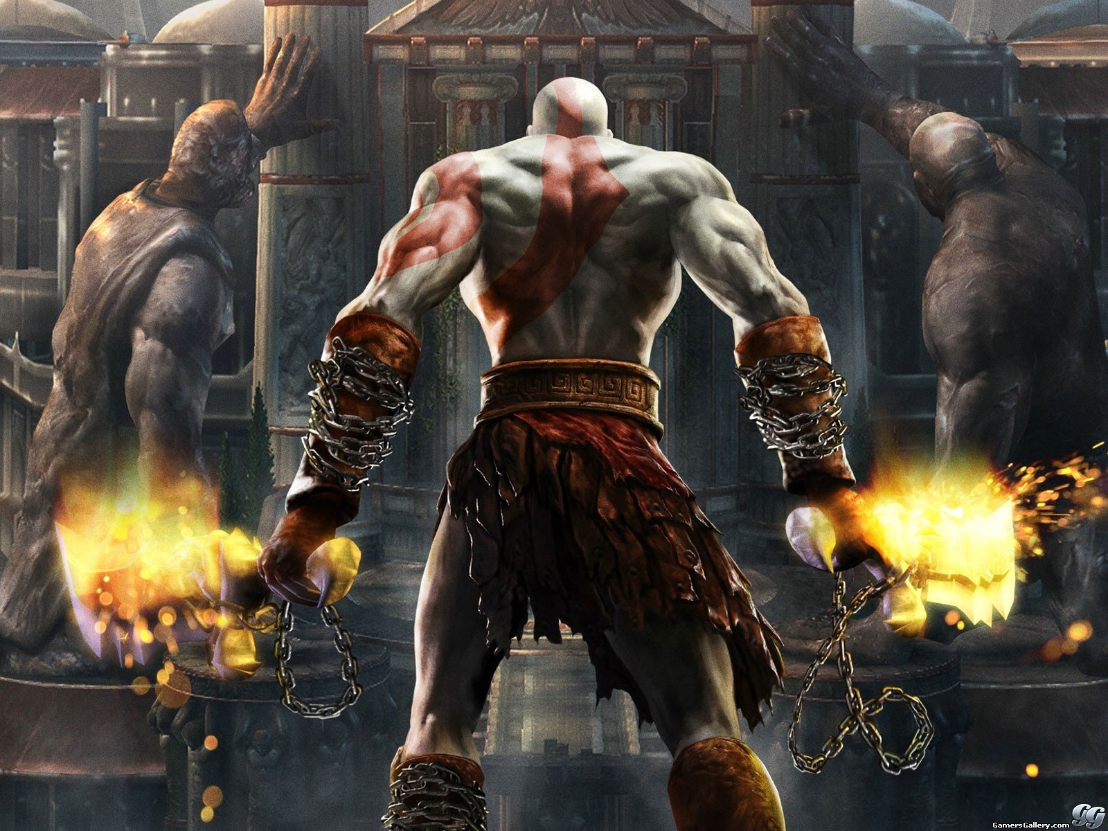 Kratos Wallpaper HD Pixel