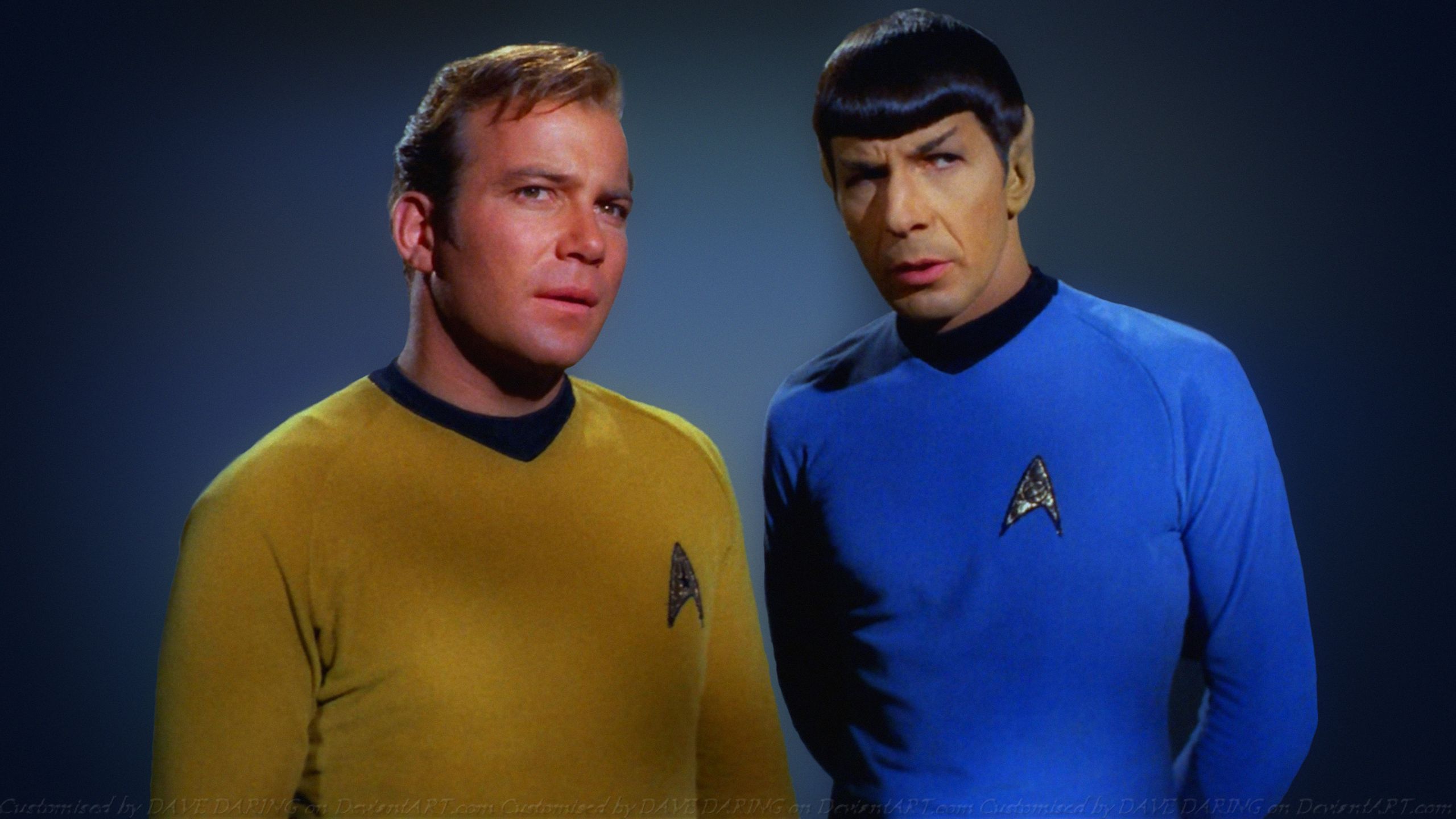 Spock And Kirk Ii By Dave Daring