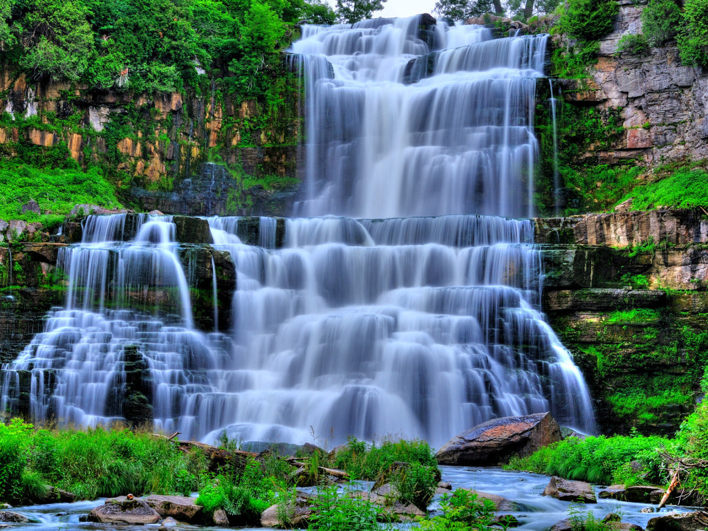 Scenery Wallpaper here you can see Great Waterfall Scenery Wallpaper