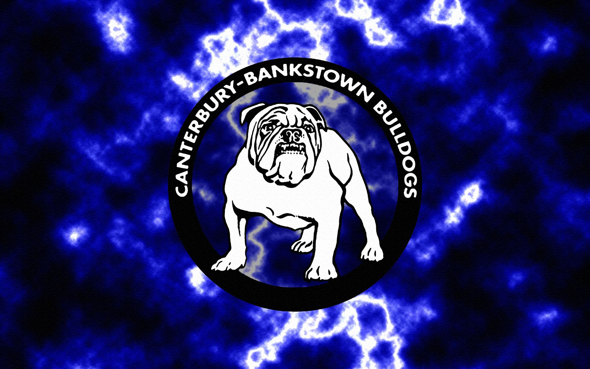Canterbury Bankstown Bulldogs Lightning Wallpaper by Sunnyboiiii