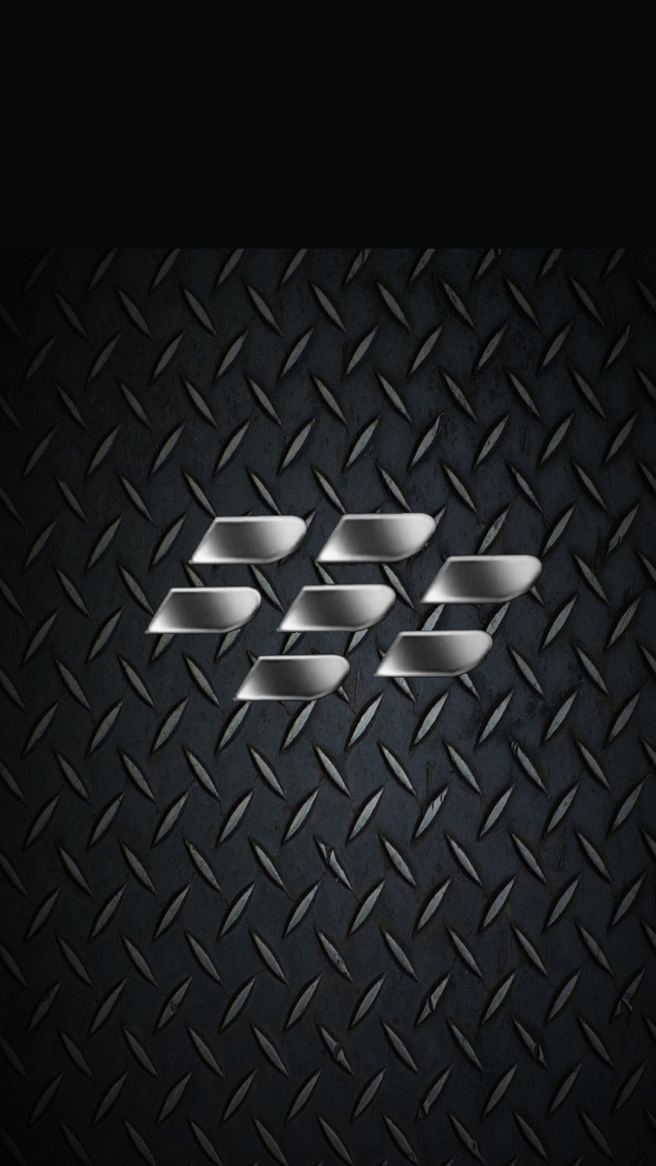 Blackberry Z30 Wallpaper Metal Plate Logo