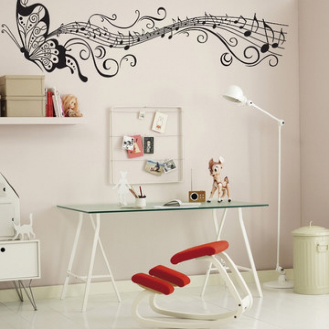 Free download Wallpaper Wall Stickers with Musical Note Pattern Medium