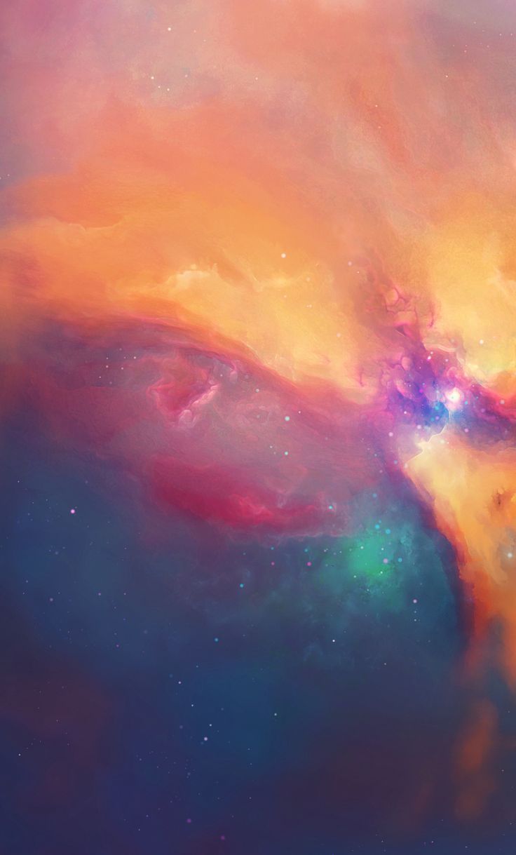 Cosmos Nebula Universe Colorful Clouds Art Wallpaper