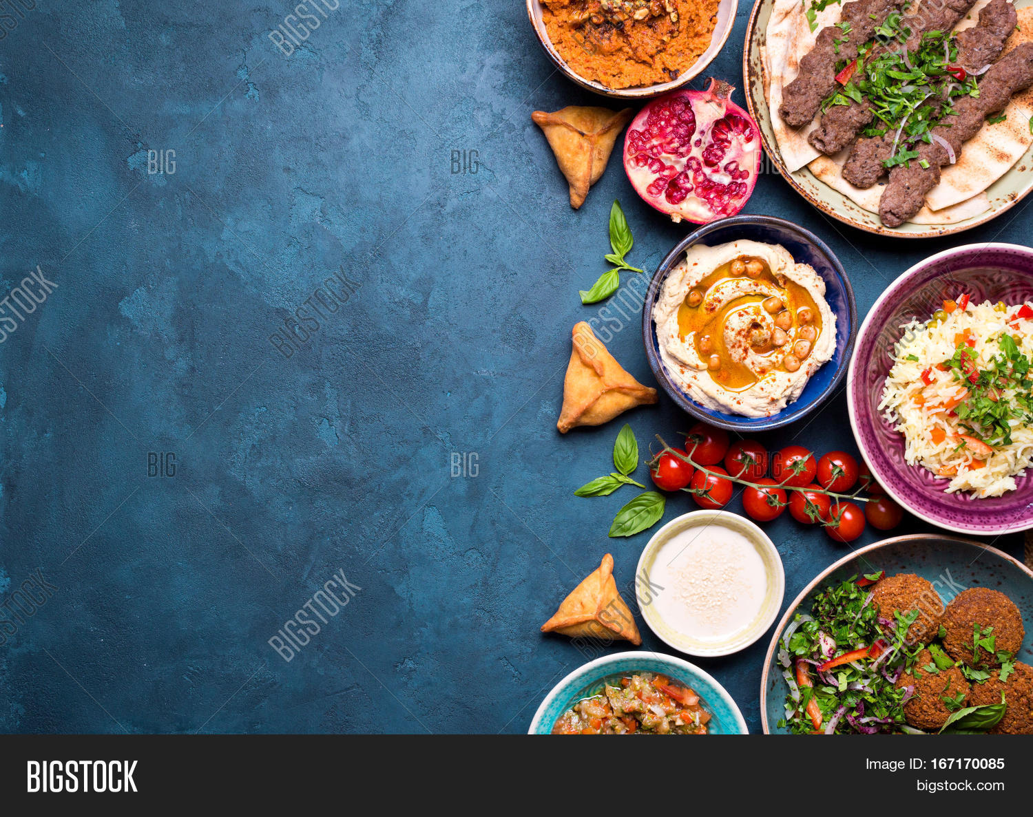Arabic Dishes Image Photo Trial Bigstock