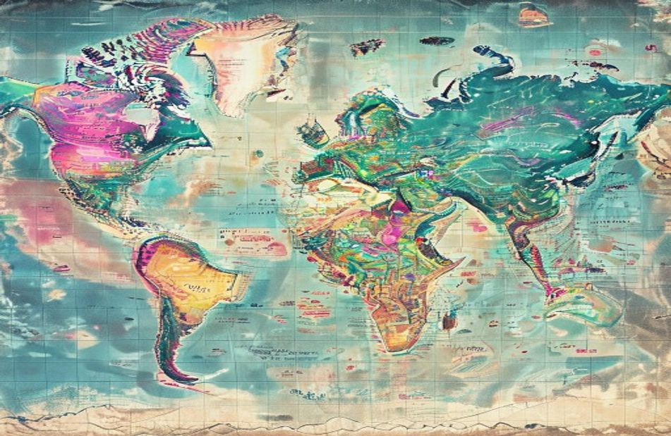 World Map Hd Wallpaper