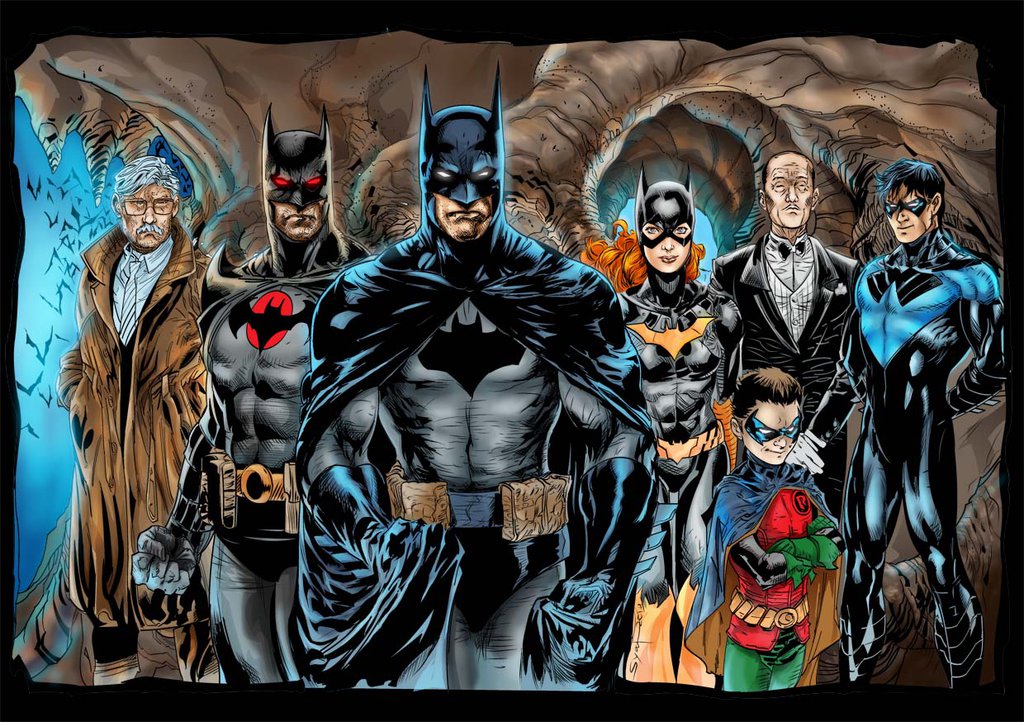 Batman Family By Royhobbitz
