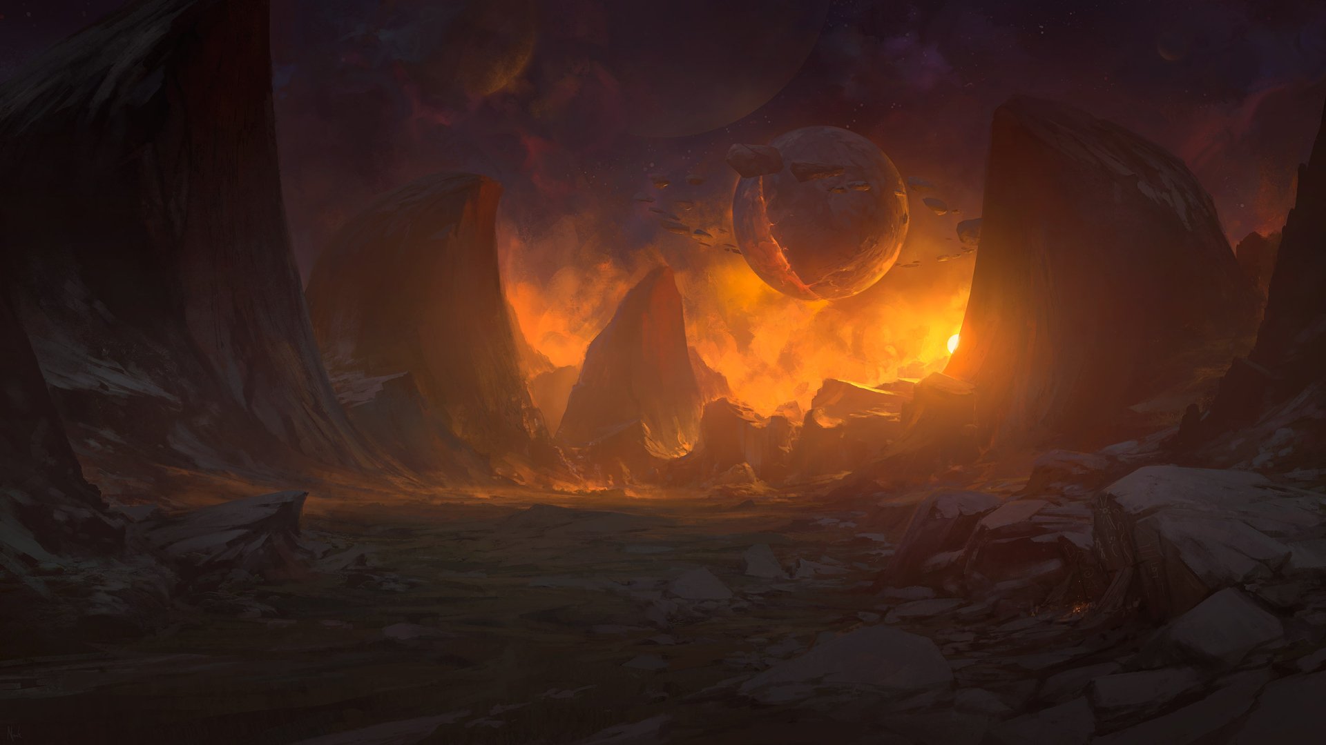 Sci Fi Landscape Wallpaper