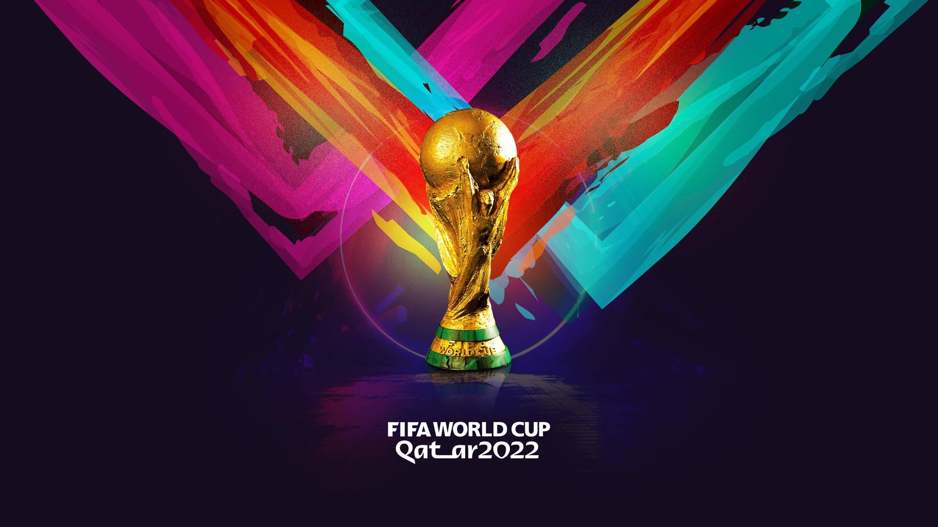 Download Colorful Vector Fifa World Cup 2022 Wallpaper
