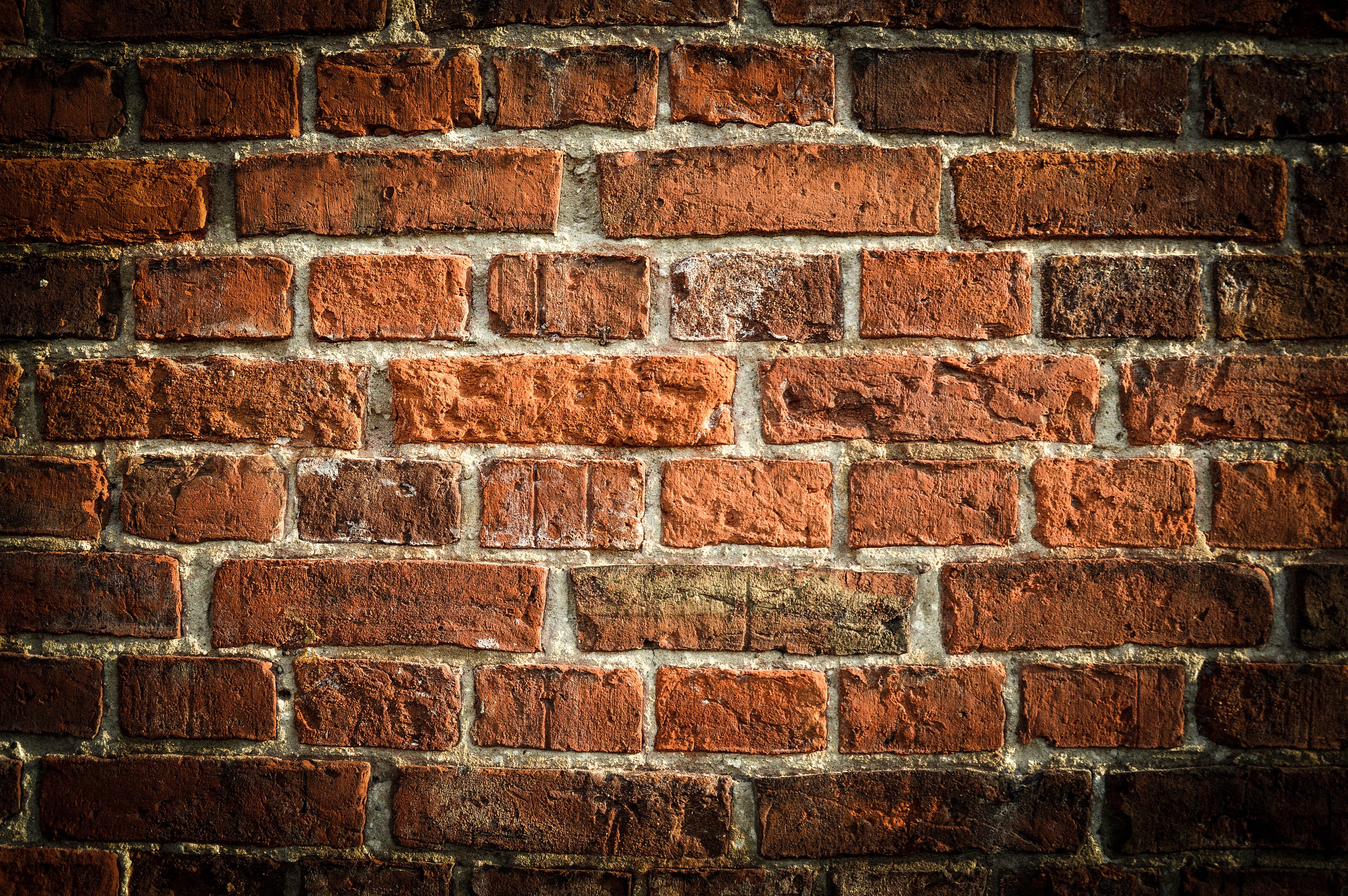 Walls Bricks Architecture Orange Building Texture Wallpaper HD