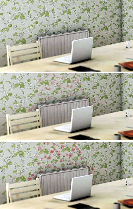 Heat Reactive Digital Wallpaper Let You Redecorate On The Fly Brit