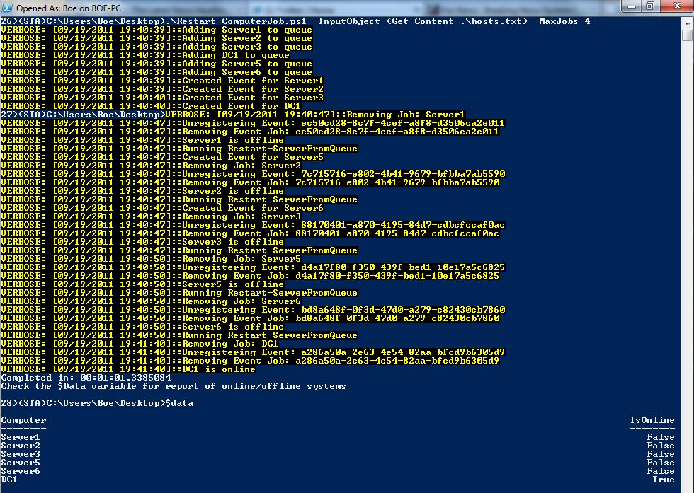 By Scaling And Queuing Powershell Background Jobs Hey Scripting
