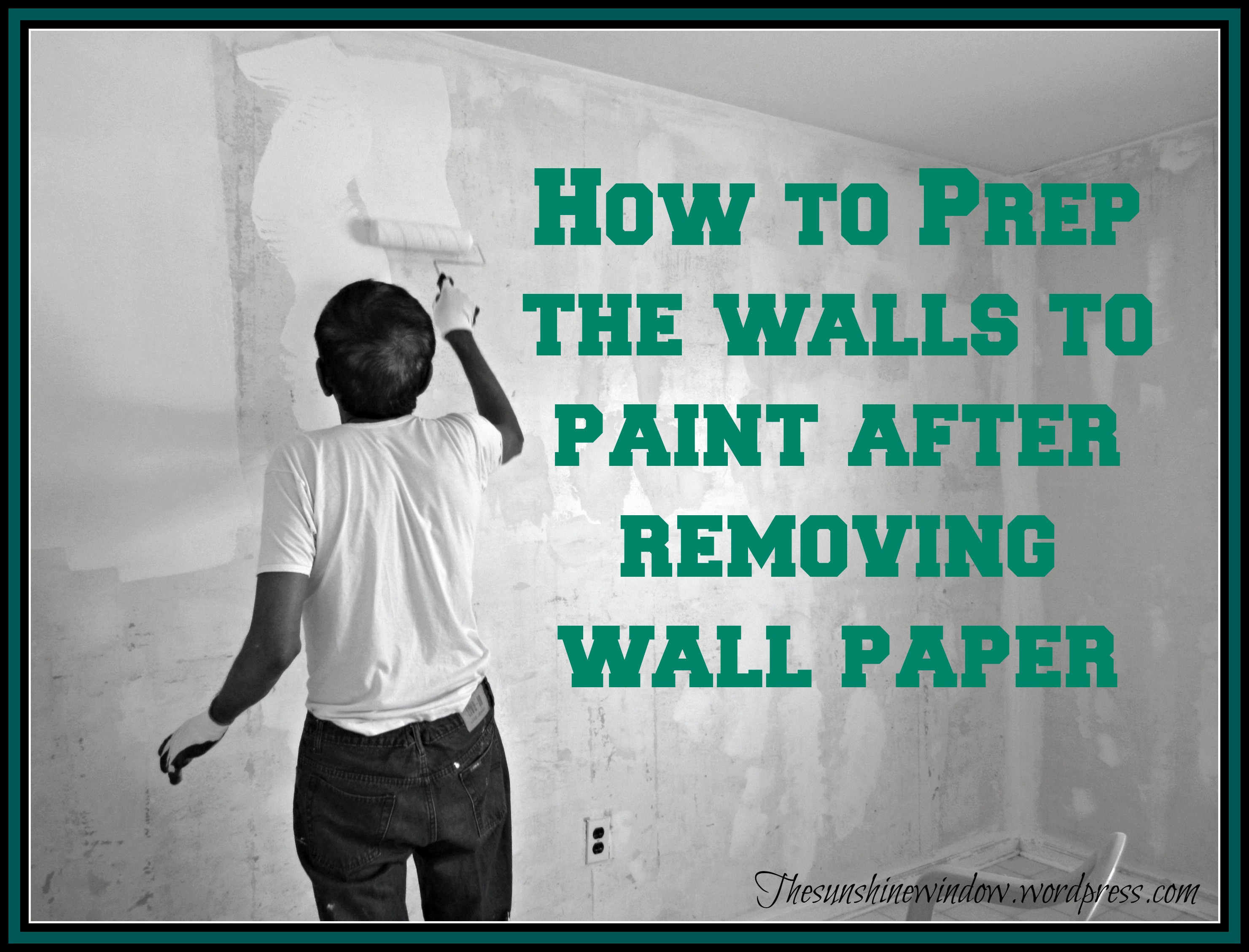 Wall Prep After Paper Removal