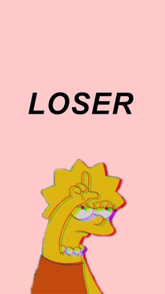 Loser wallpaper Simpson wallpaper iphone Iphone wallpaper