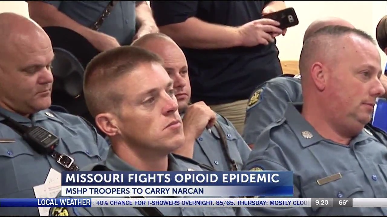 Watch Missouri State Highway Patrol Troopers To Carry Narcan