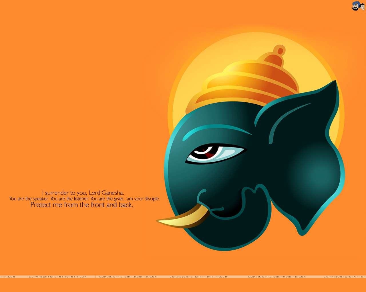 Lord Ganesha Wallpaper Hindu HD Background