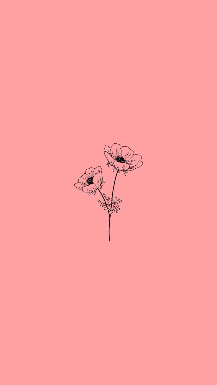 Minimalist Flower Wallpaper